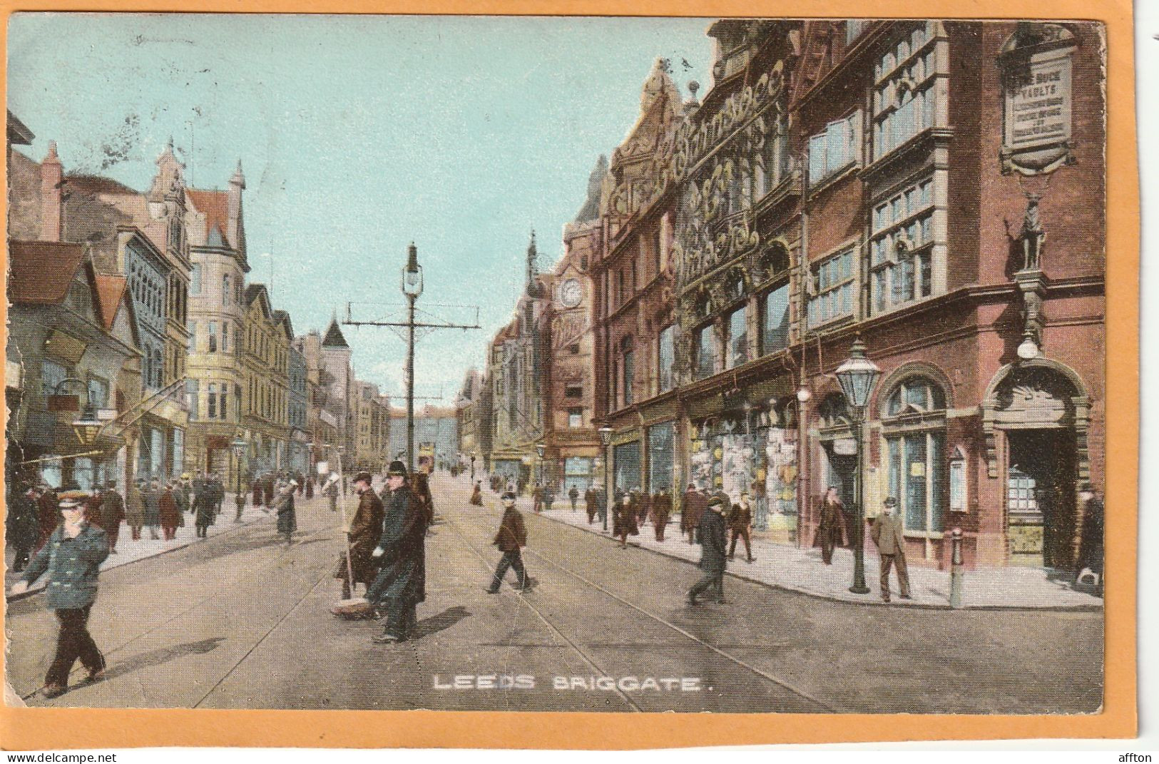 Leeds UK 1905 Postcard - Leeds