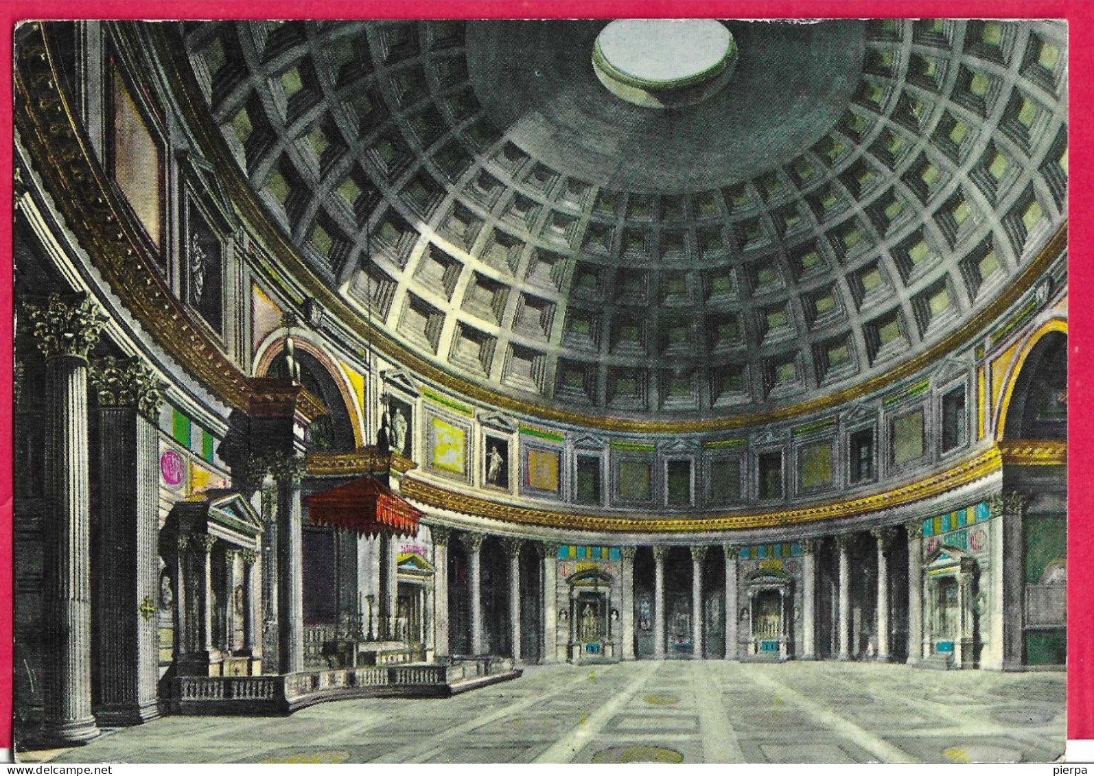 ROMA - PANTHEON INTERNO - VIAGGIATA 1967 - Panteón