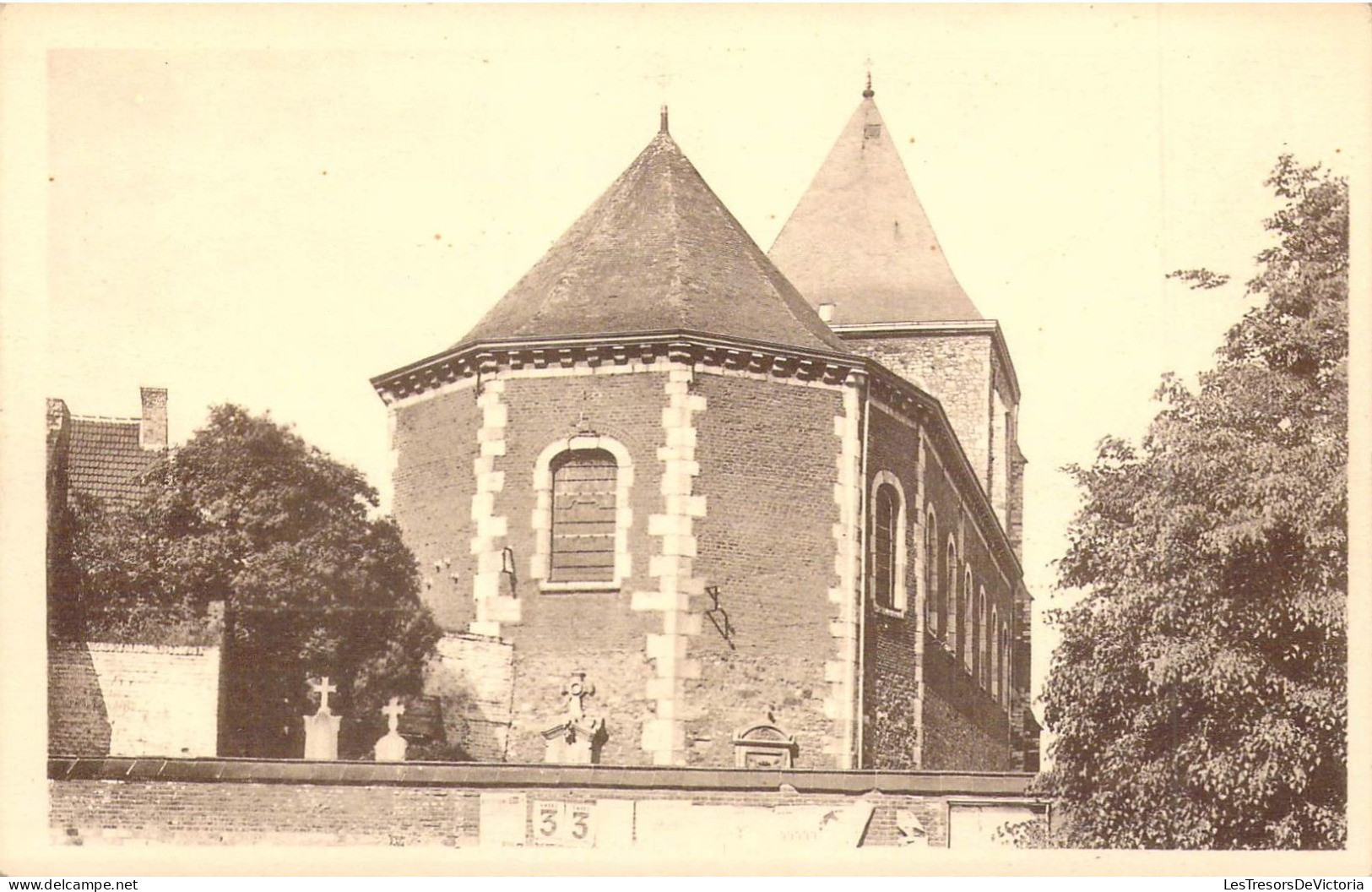 BELGIQUE - FEXHE LE HAUT CLOCHER - L'Eglise - Edit Kaquet Montegnée - Carte Postale Ancienne - Fexhe-le-Haut-Clocher