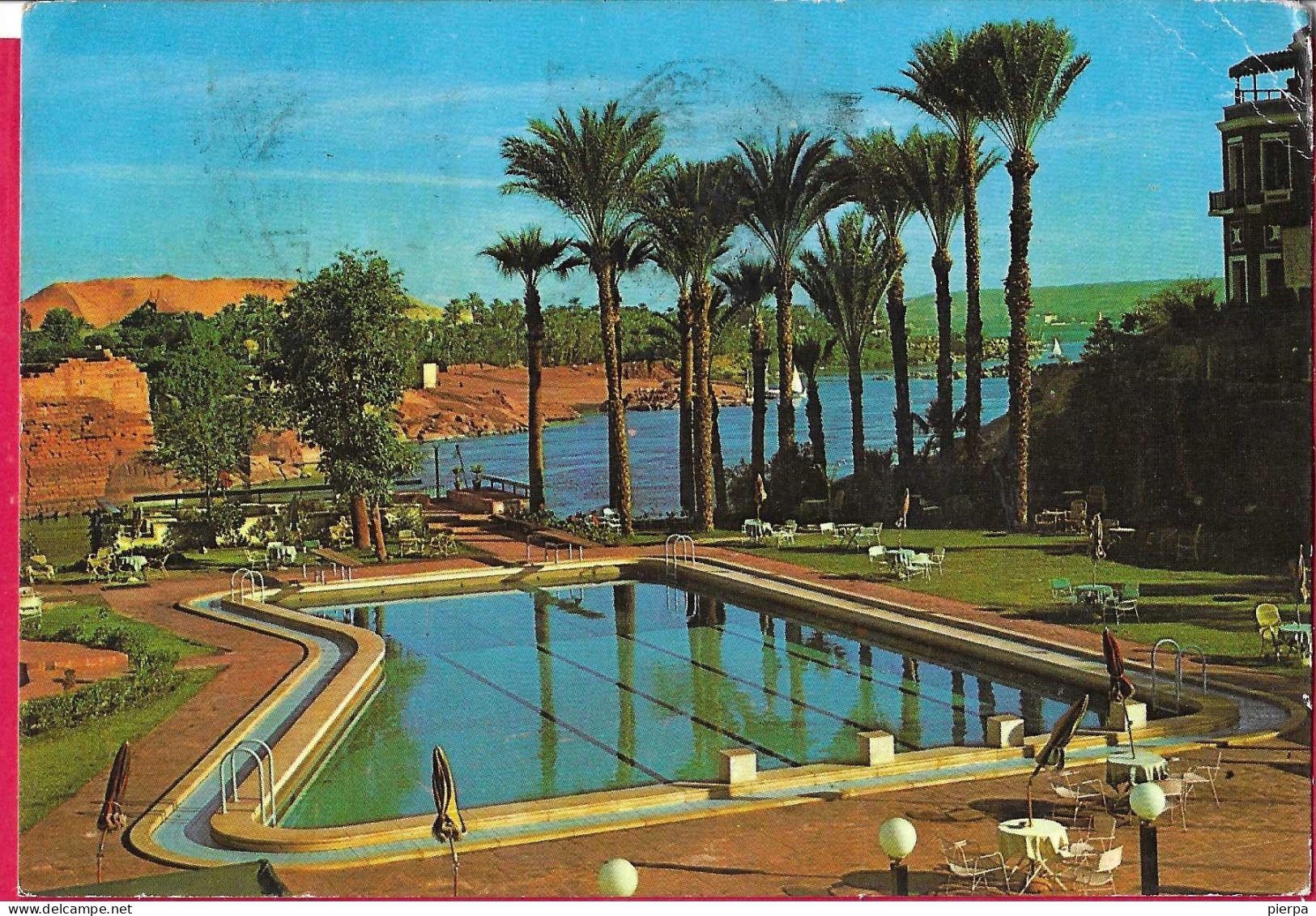 EGITTO - ASWAN - IL NILO - VIAGGIATA 1987 - Aswan