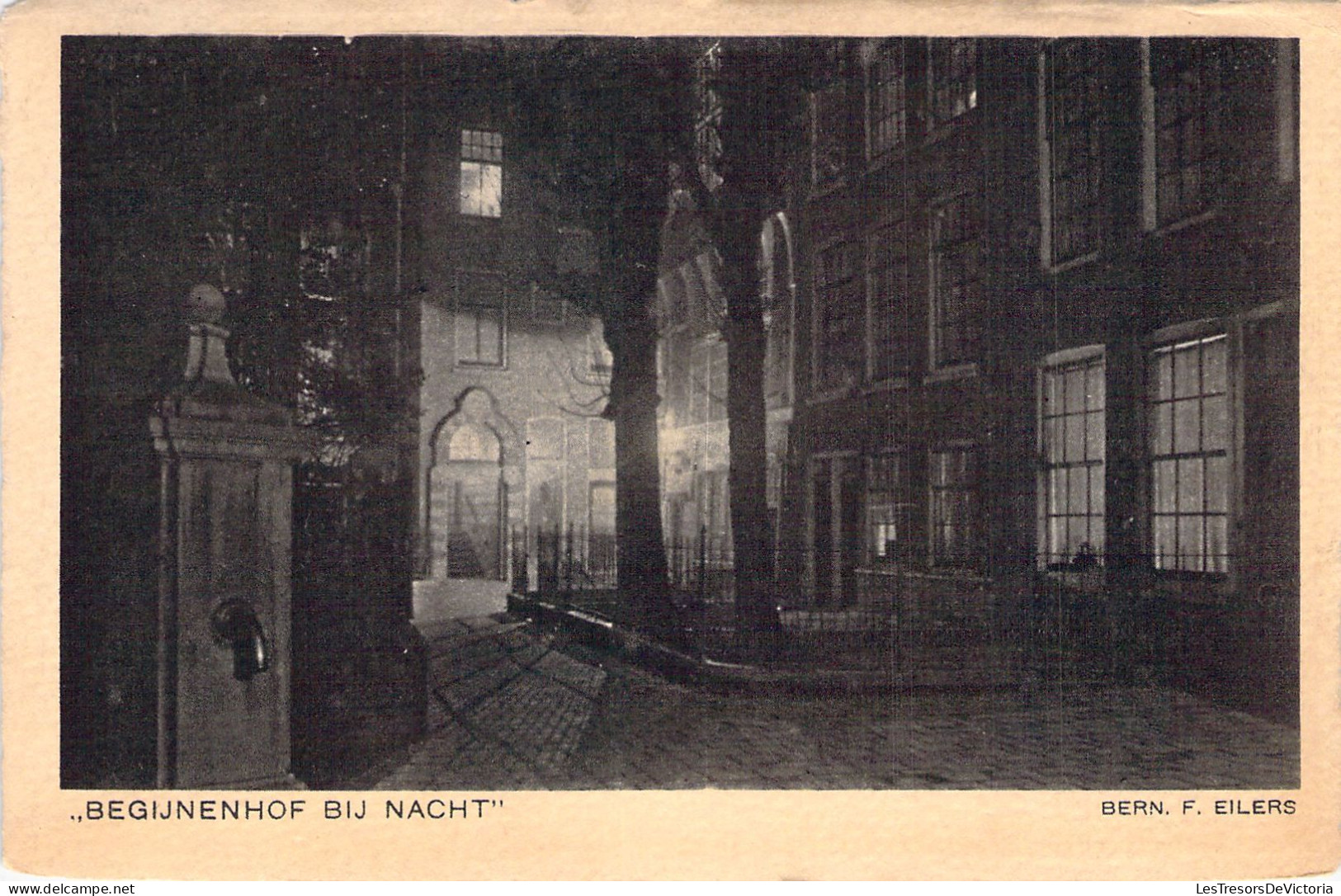 PAYS BAS - AMSTERDAM - Begijnenhof Bij Nacht - Carte Postale Ancienne - Sonstige & Ohne Zuordnung