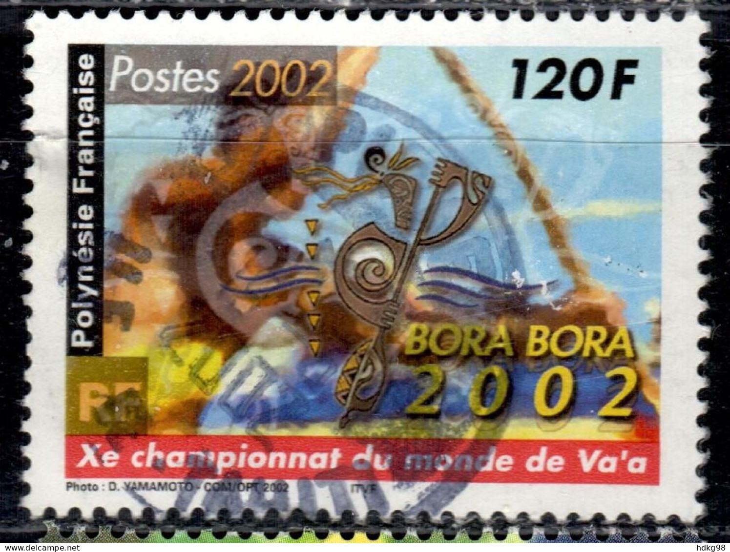 F P+ Polynesien 2002 Mi 862 Bora Bora - Used Stamps