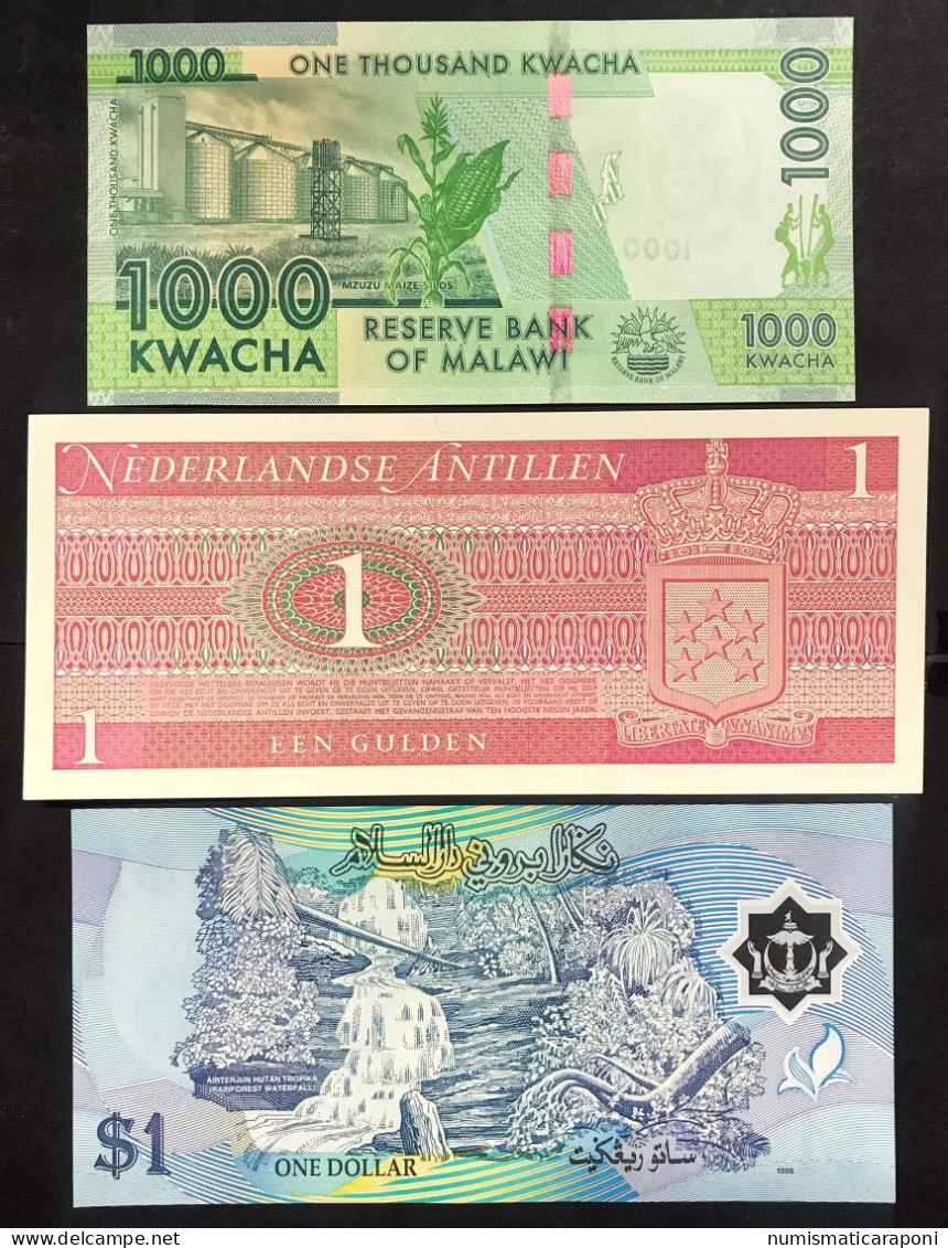 Brunei Malawi Bulgaria Romania Islanda Nicaragua Kenya Suriname 11 Banconote Fds LOTTO 4633 - Brunei