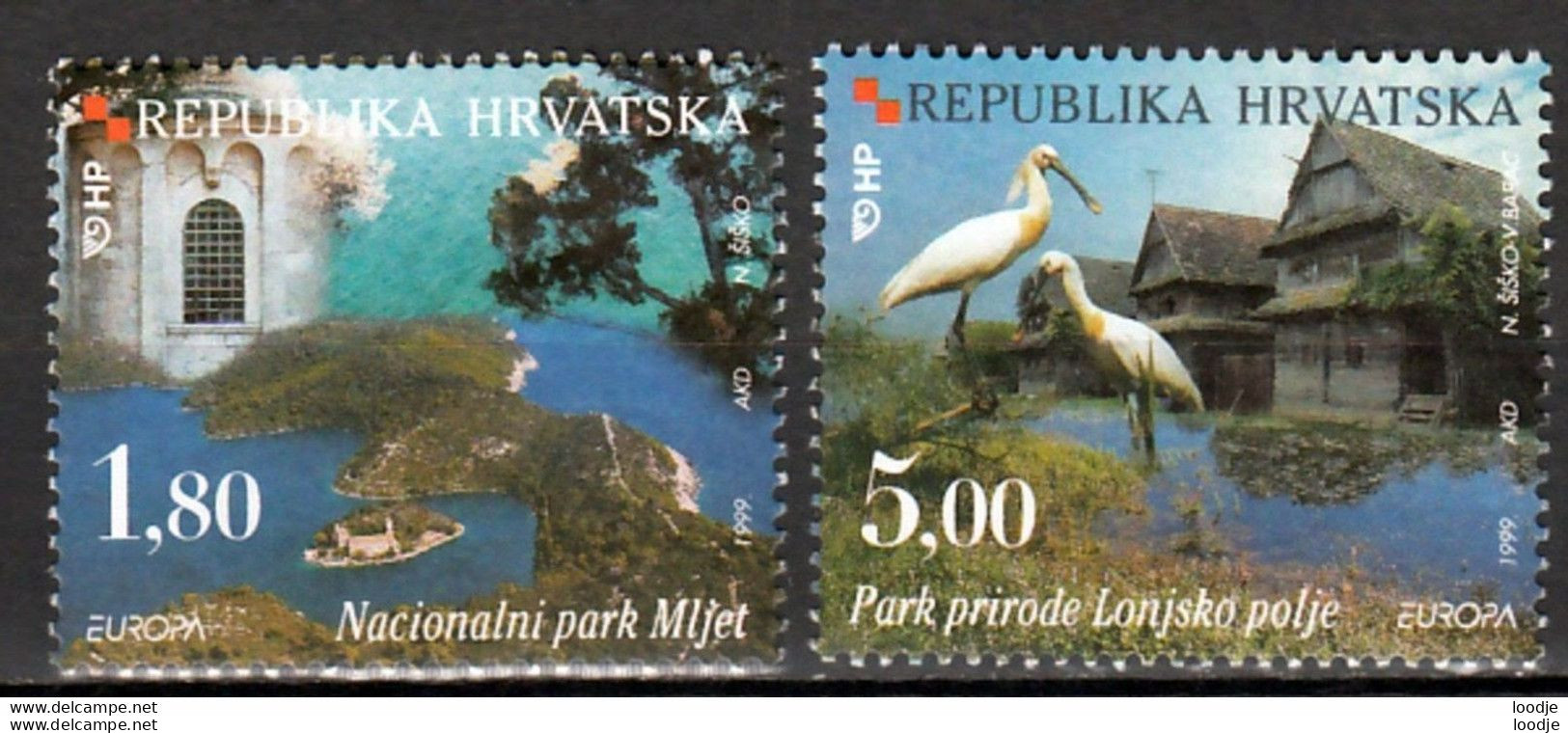 Kroatie Europa Cept 1999 Postfris - 1999