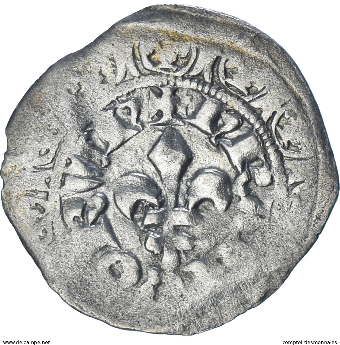 Monnaie, France, Philippe VI, Gros à La Fleur De Lis, 1328-1350, TB, Billon - 1328-1350 Philip VI The Forunate