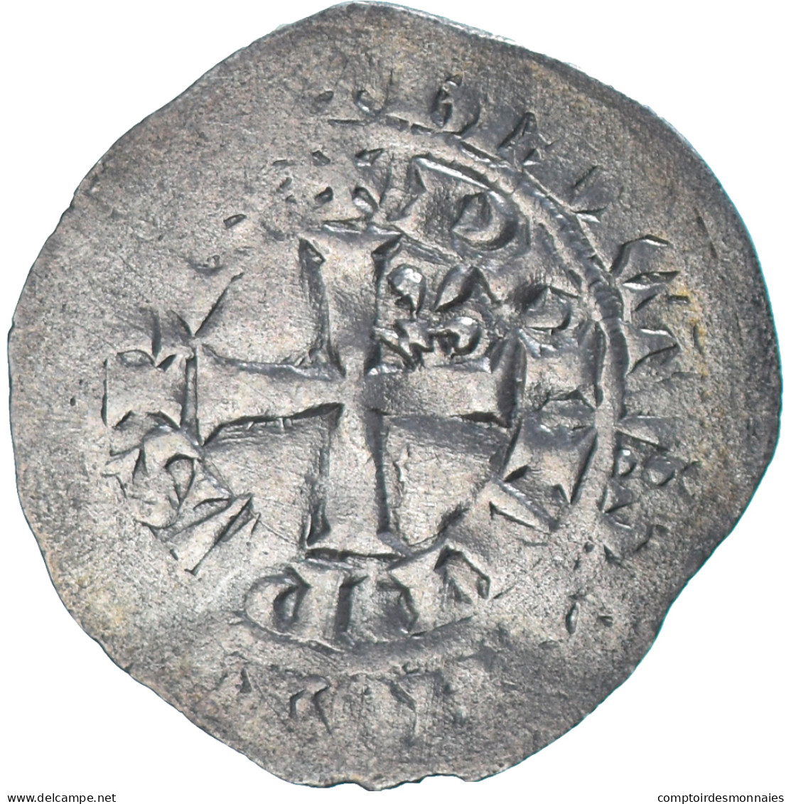 Monnaie, France, Philippe VI, Gros à La Fleur De Lis, 1328-1350, TB, Billon - 1328-1350 Filips VI