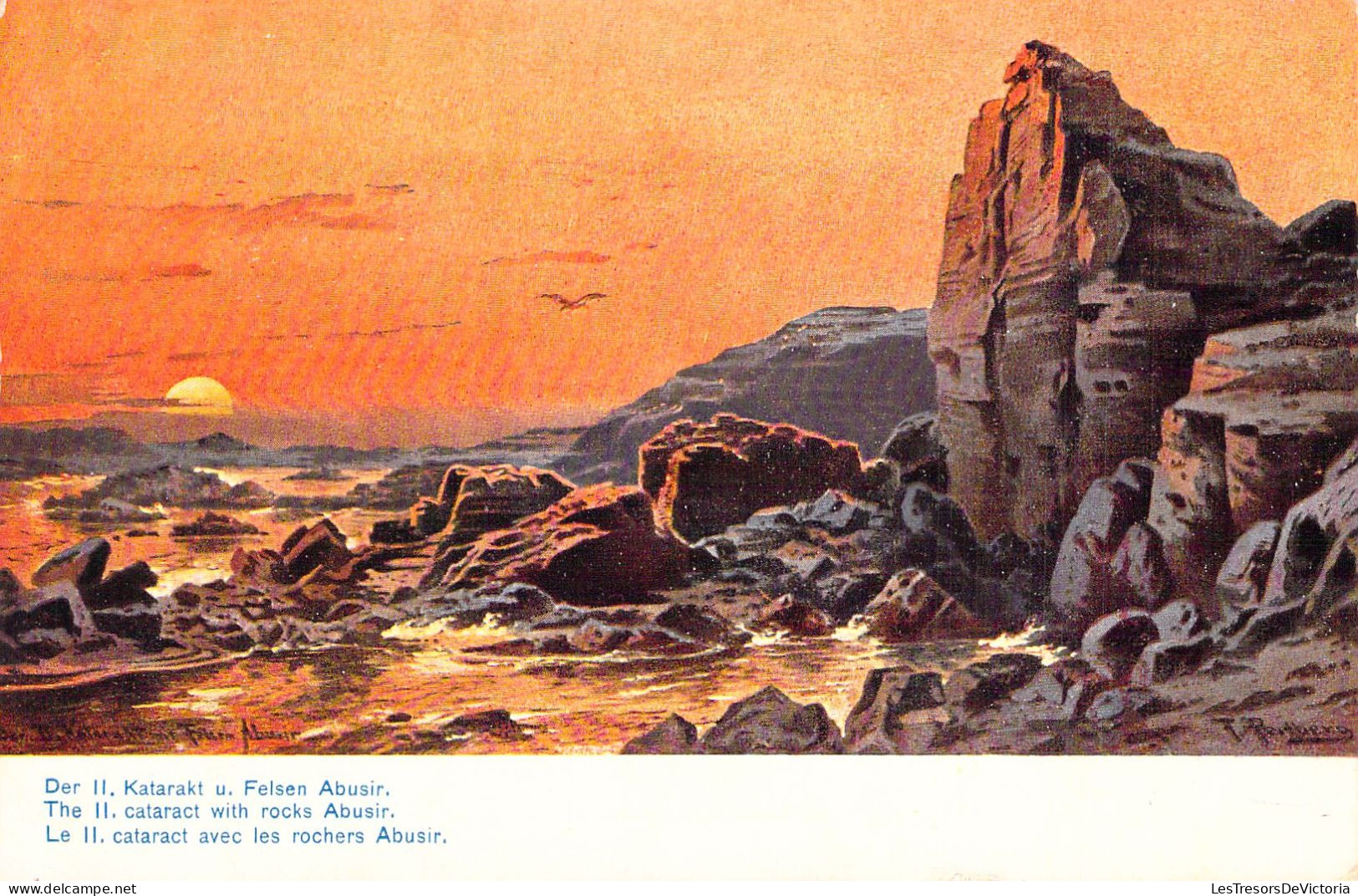 EGYPTE - Le II Cataract Avec Les Rochers Abusir - Carte Postale Ancienne - Altri & Non Classificati