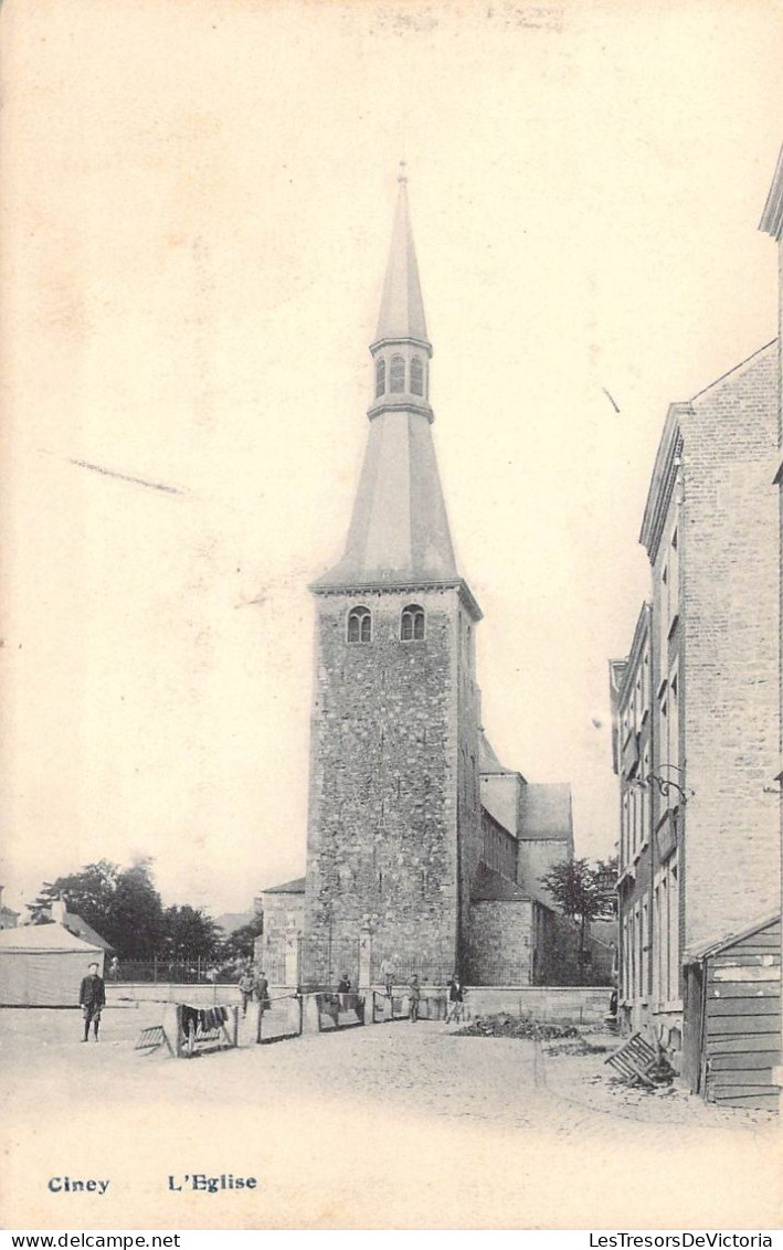 BELGIQUE - CINEY - L'Eglise - Carte Postale Ancienne - Ciney