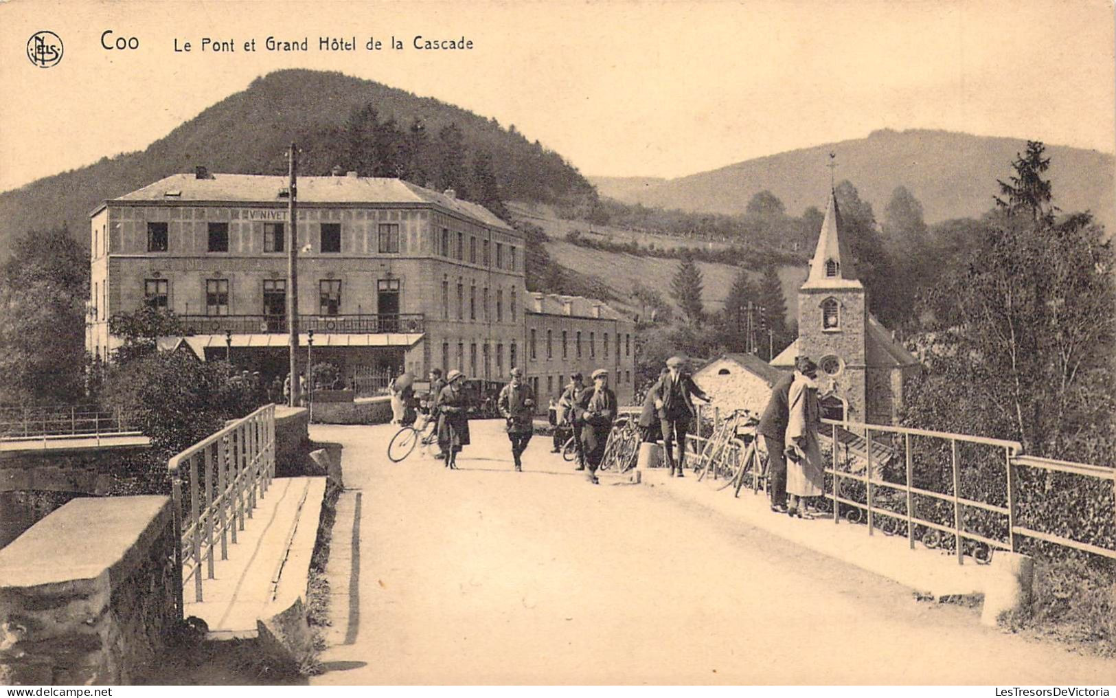 BELGIQUE - COO - Le Pont Et Grand Hôtel De La Cascade - Carte Postale Ancienne - Sonstige & Ohne Zuordnung