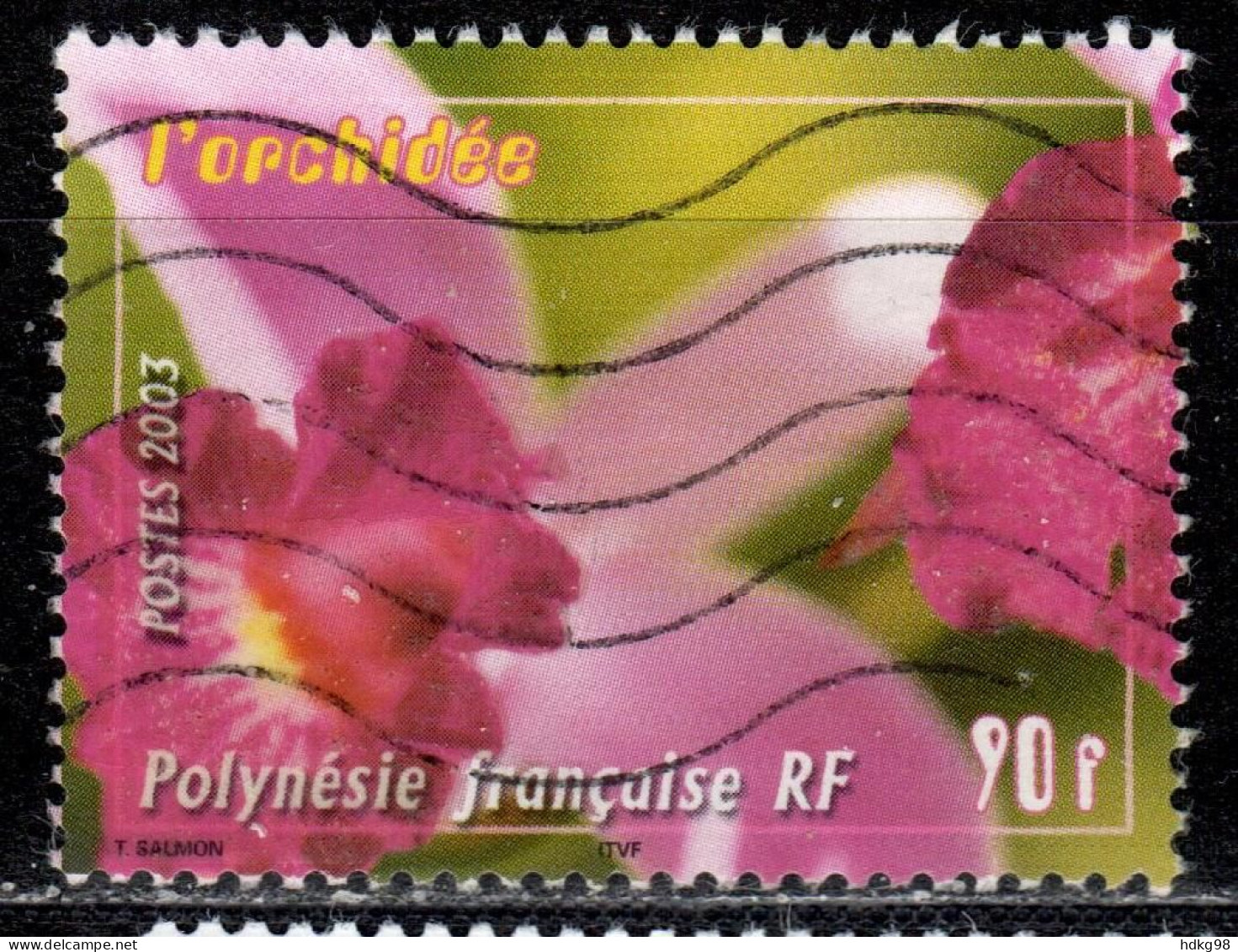 F P+ Polynesien 2003 Mi 900 Blüte - Used Stamps