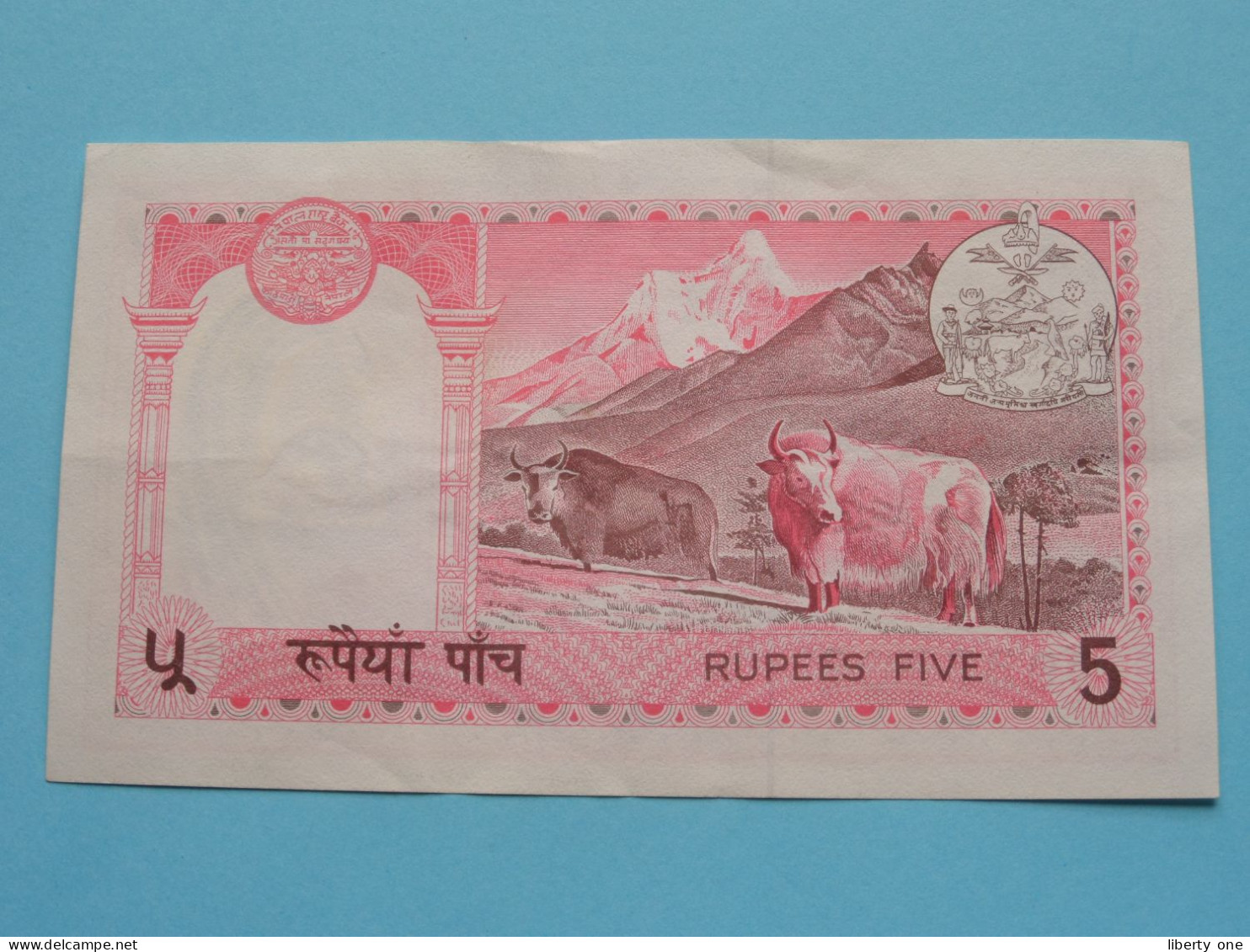 5 Rupees () NEPAL ( For Grade See SCANS ) XF ! - Népal