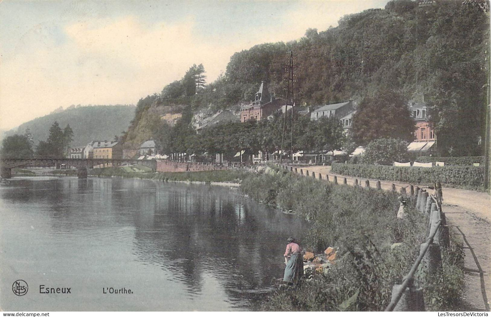 BELGIQUE - ESNEUX - L'Ourthe - Carte Postale Ancienne - Esneux