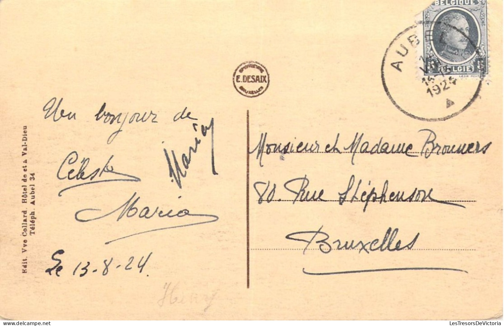 BELGIQUE - AUBEL - Vue Générale - Carte Postale Ancienne - Aubel