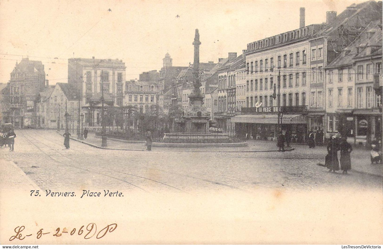 BELGIQUE - VERVIERS - Place Verte - Carte Postale Ancienne - Verviers