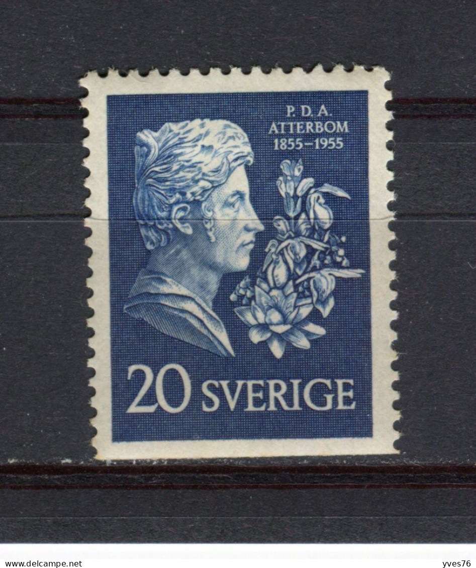SUEDE - Y&T N° 404a* - MH - Per Daniel Amadeus Atterbom - Unused Stamps