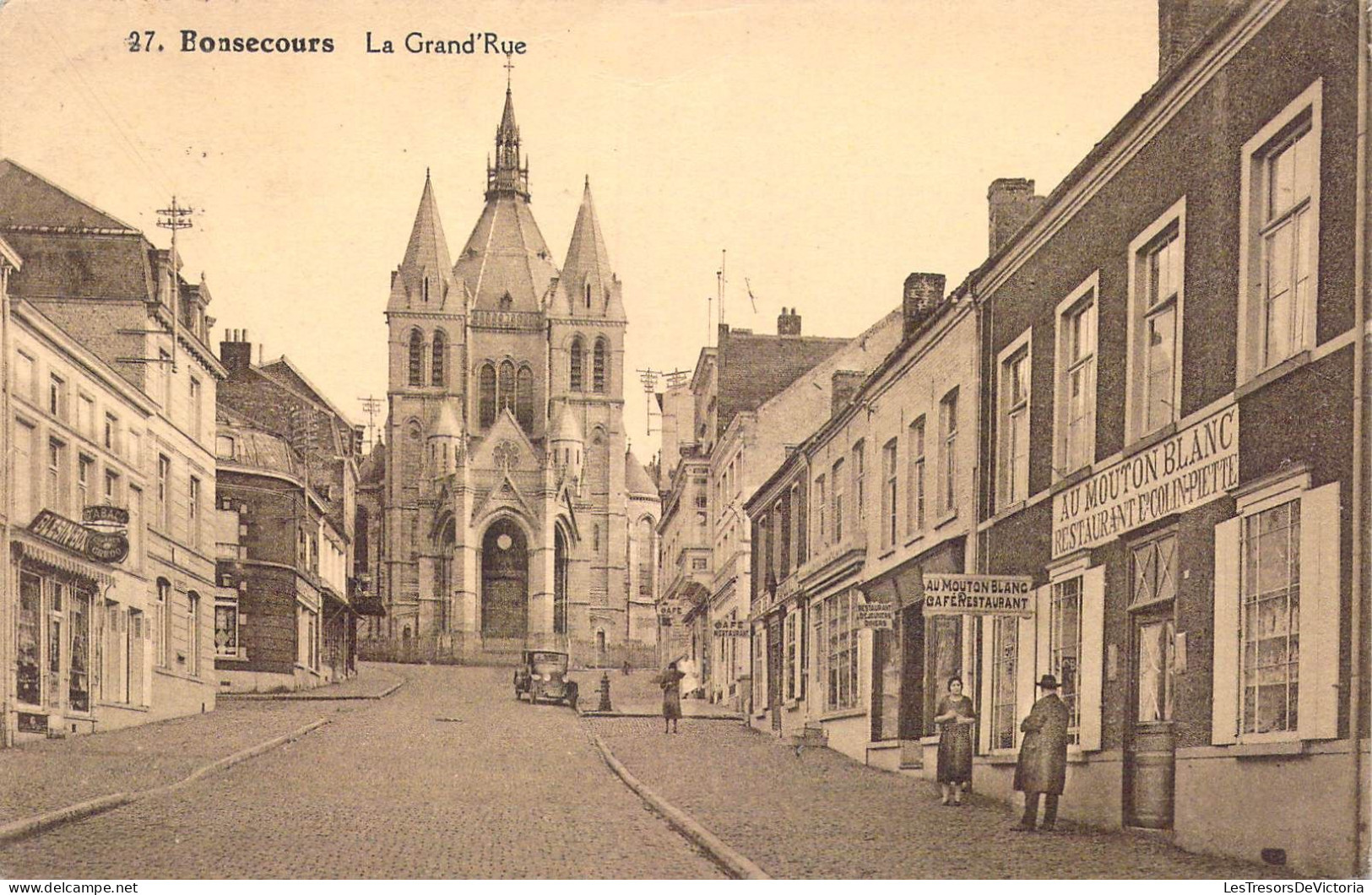 FRANCE - 76 - Bonsecours - La Grand Rue - Carte Postale Ancienne - Bonsecours