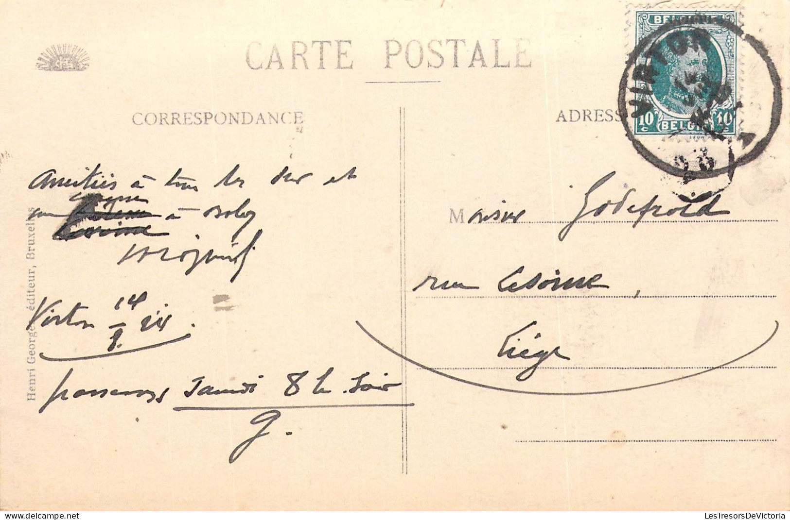 BELGIQUE - VIRTON - Gare De Virton St Mard - Editeur Georges Henri - Carte Postale Ancienne - Virton