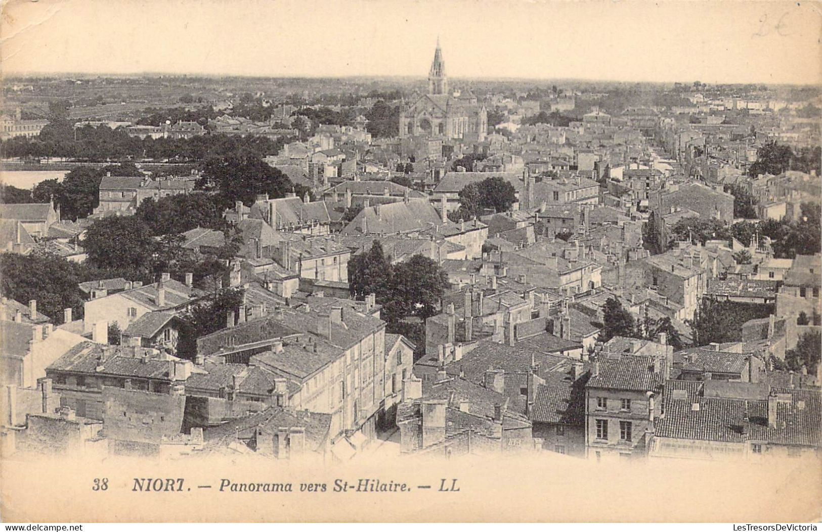 FRANCE - 79 - Niort - Panorama Vers St-Hilaire - Carte Postale Ancienne - Niort