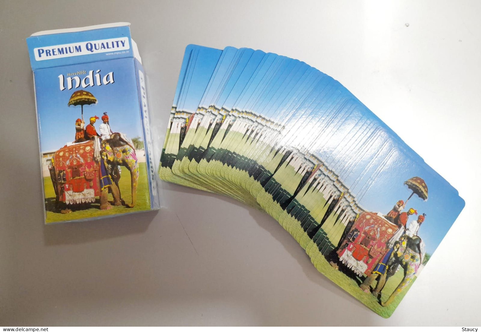 India Indian MONUMENTS Etc. & Photos On PLAYING CARDS PACK (different Pictures On Every Card) New As Per Scan - Ethniques, Cultures