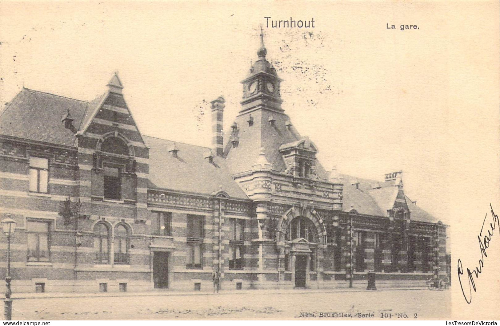 BELGIQUE - TURNHOUT - La Gare - Nels Bruxelles - Carte Postale Ancienne - Turnhout