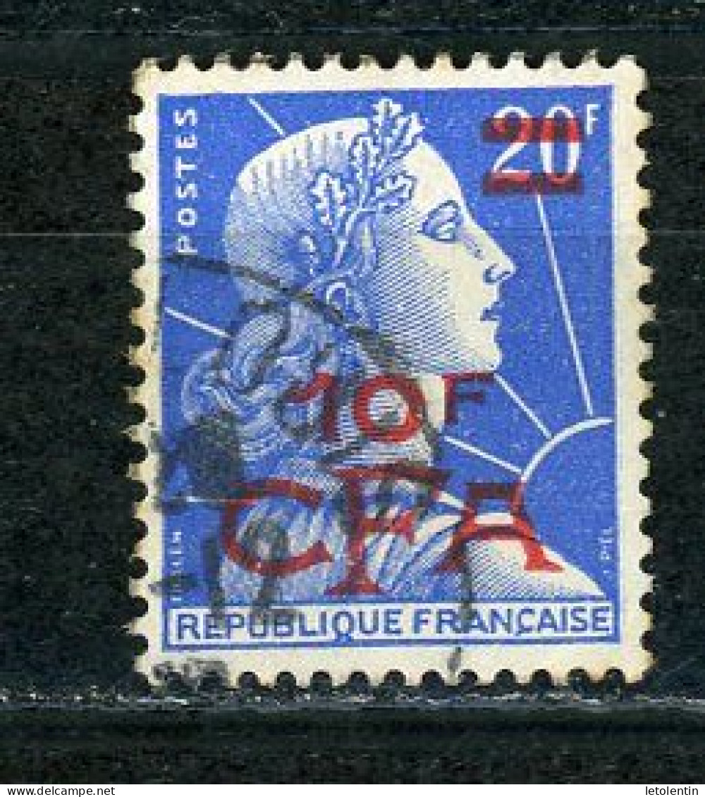 FRANCE SURCHARGÉ CFA - MULLER - N° Yvert 337  Obli. - Usati