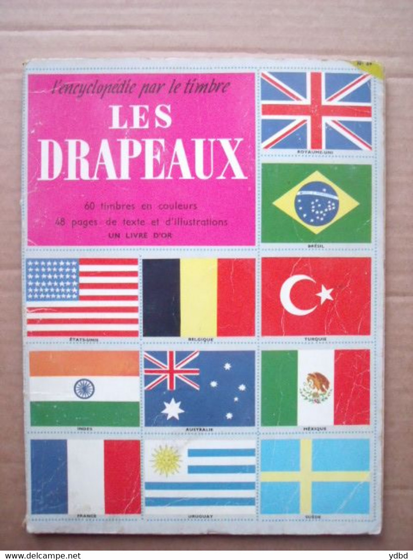 L ENCYCLOPEDIE PAR LE TIMBRE - LES DRAPEAUX- DE 1961 - Enciclopedias