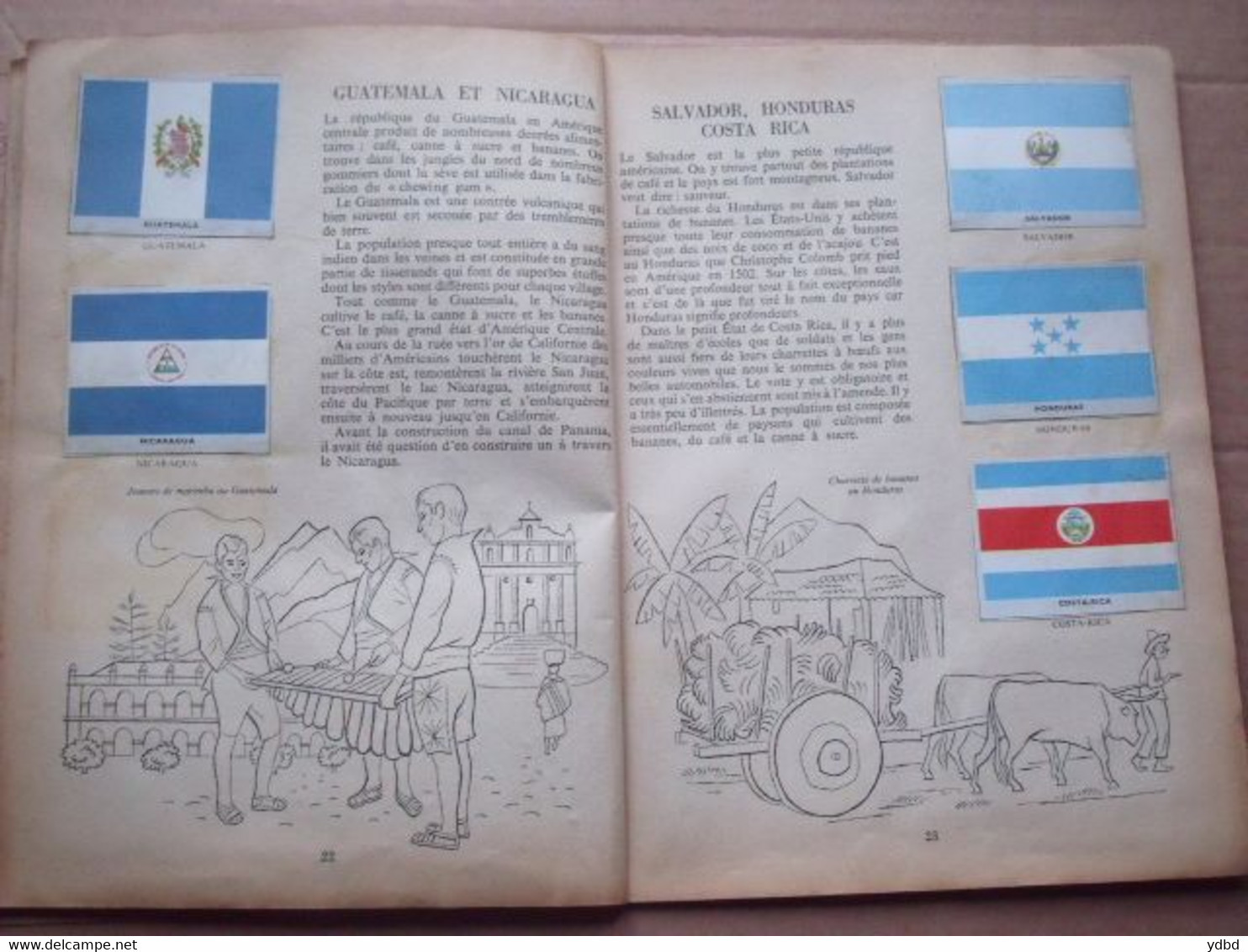 L ENCYCLOPEDIE PAR LE TIMBRE - LES DRAPEAUX- DE 1961 - Encyclopédies