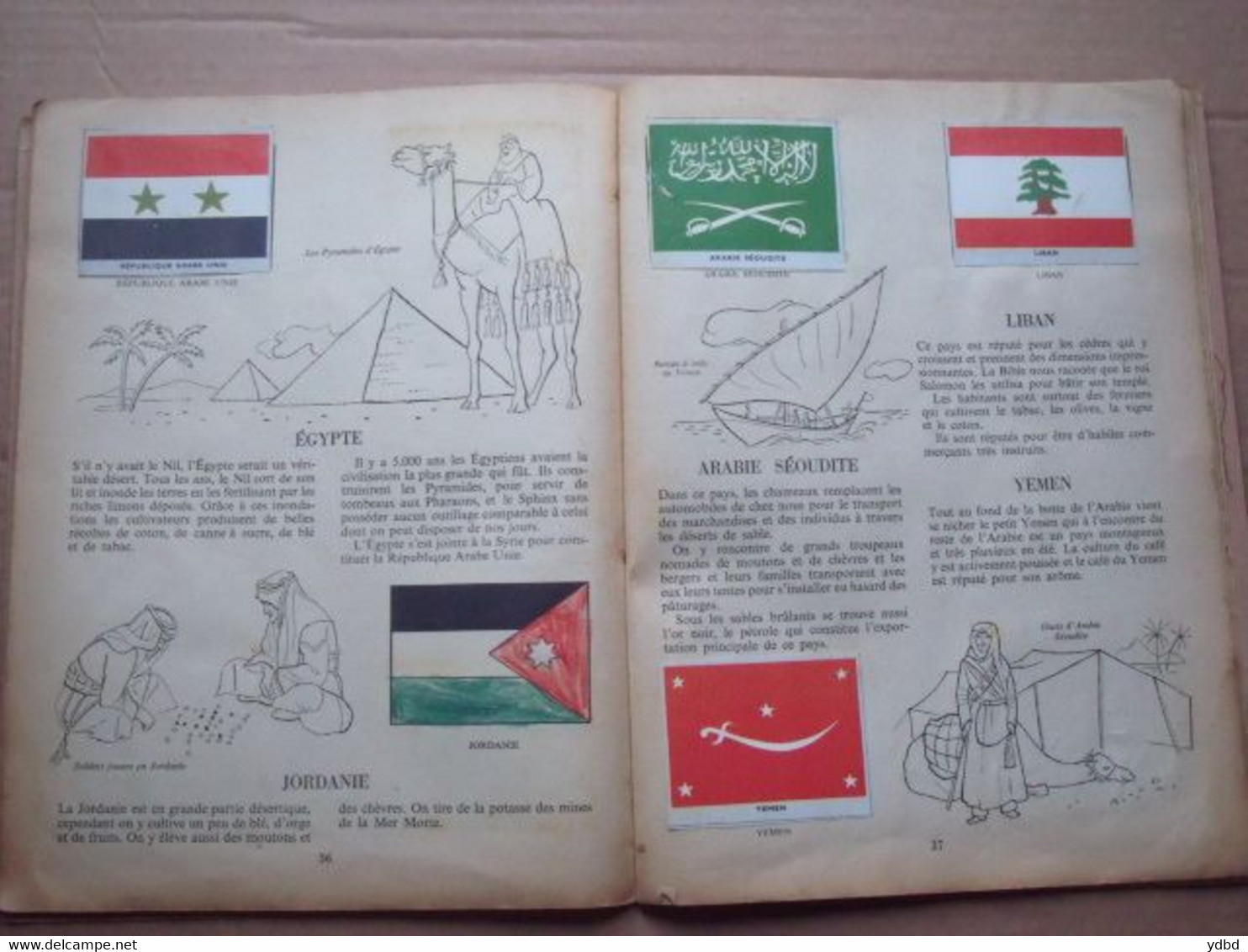 L ENCYCLOPEDIE PAR LE TIMBRE - LES DRAPEAUX- DE 1961 - Encyclopedieën