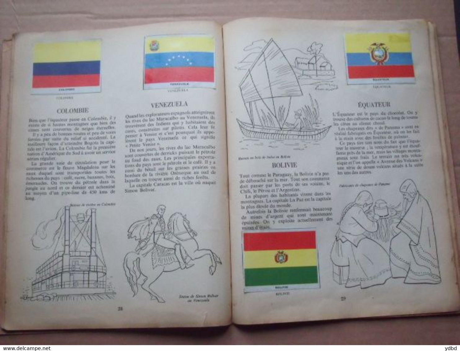 L ENCYCLOPEDIE PAR LE TIMBRE - LES DRAPEAUX- DE 1961 - Encyclopédies