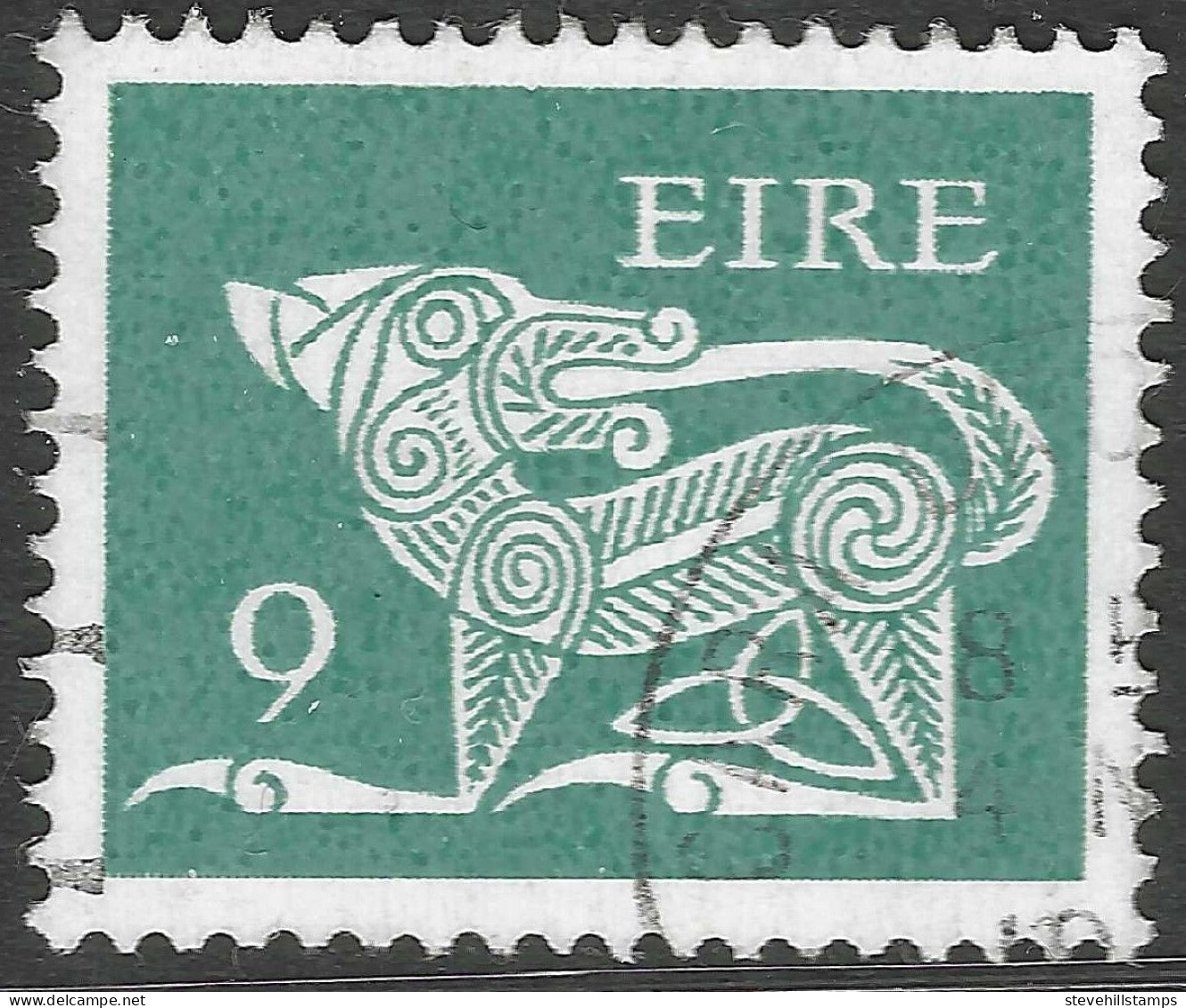 Ireland. 1971 Decimal Currency. 9p Green Used. SG 352 - Used Stamps