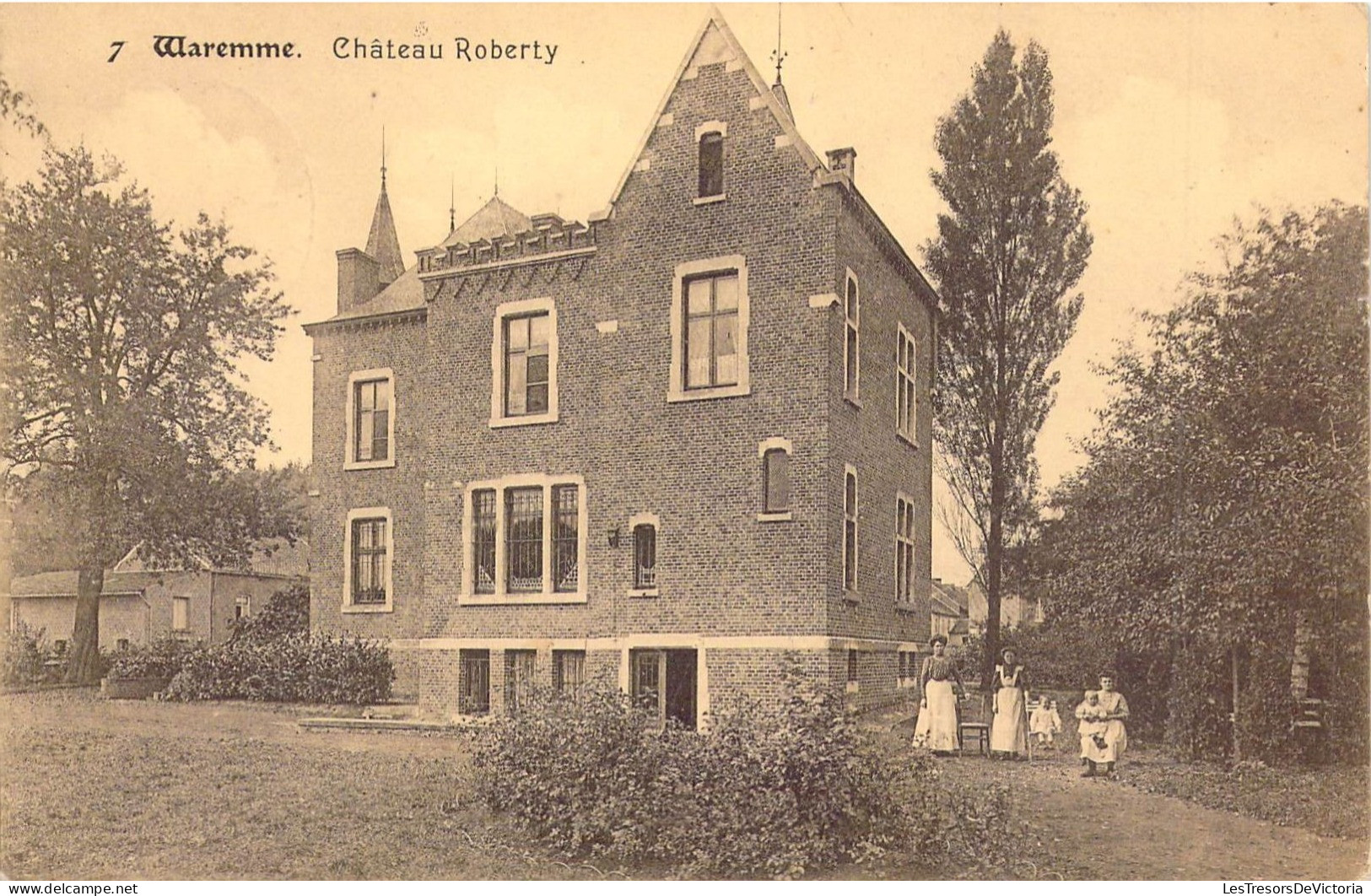 BELGIQUE - WAREMME - Château Roberty - Edit N Laflotte - Carte Postale Ancienne - Borgworm