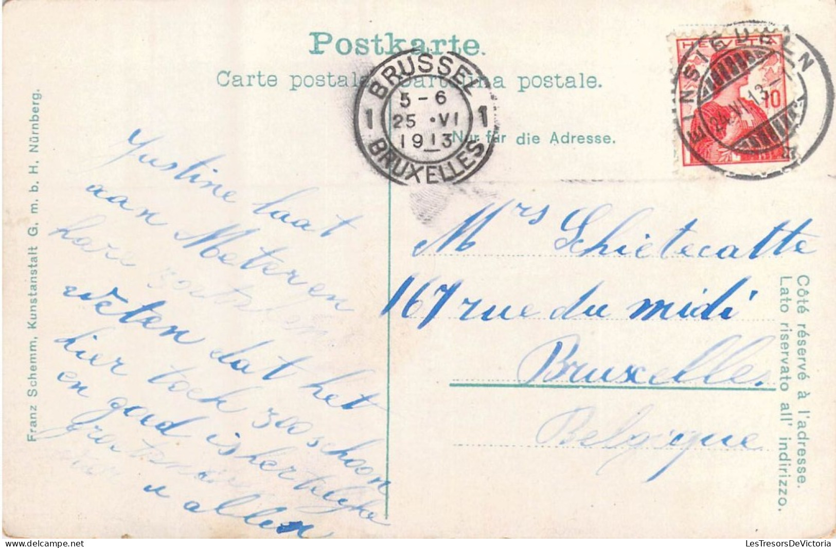 SUISSE - Einsiedeln - Carte Postale Ancienne - Einsiedeln
