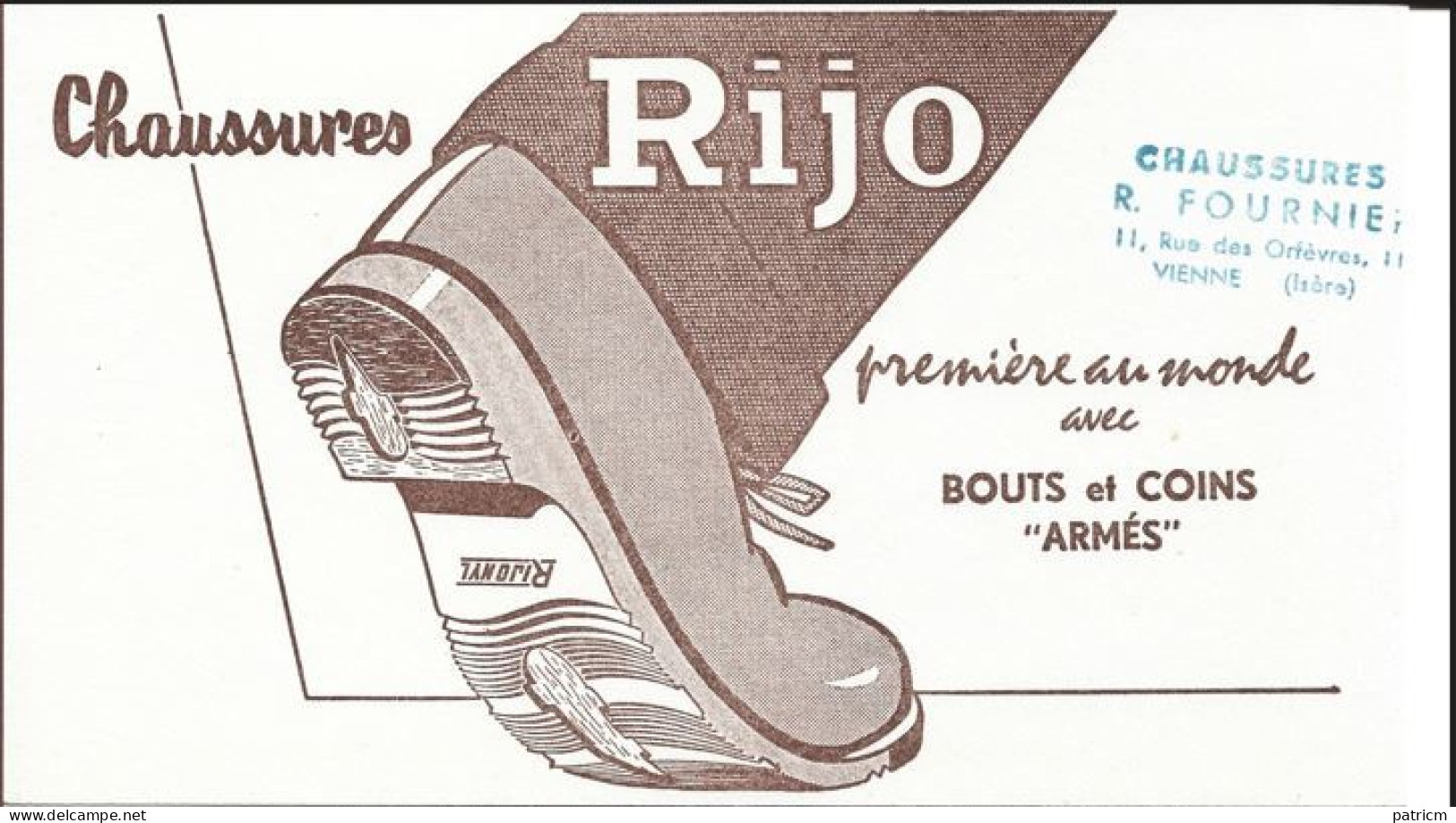 BUVARD:  Pour Les Chaussures RIJO - Chaussures