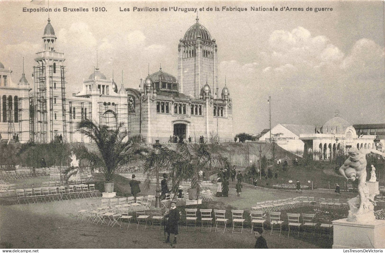 BELGIQUE - Exposition De Bruxelles 1910 - Les Pavillons - Uruguay - Fabrique Nationale D'Armes - Carte Postale Ancienne - Expositions Universelles