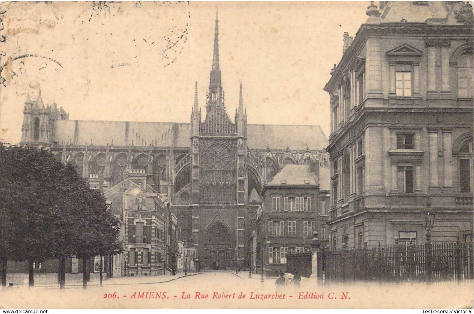 FRANCE - 80 - Amiens - La Rue Robert De Luzarches - Carte Postale Ancienne - Amiens