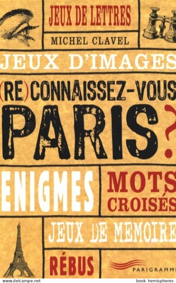 (re)connaissez-vous Paris? De Michel Clavel (2007) - Juegos De Sociedad