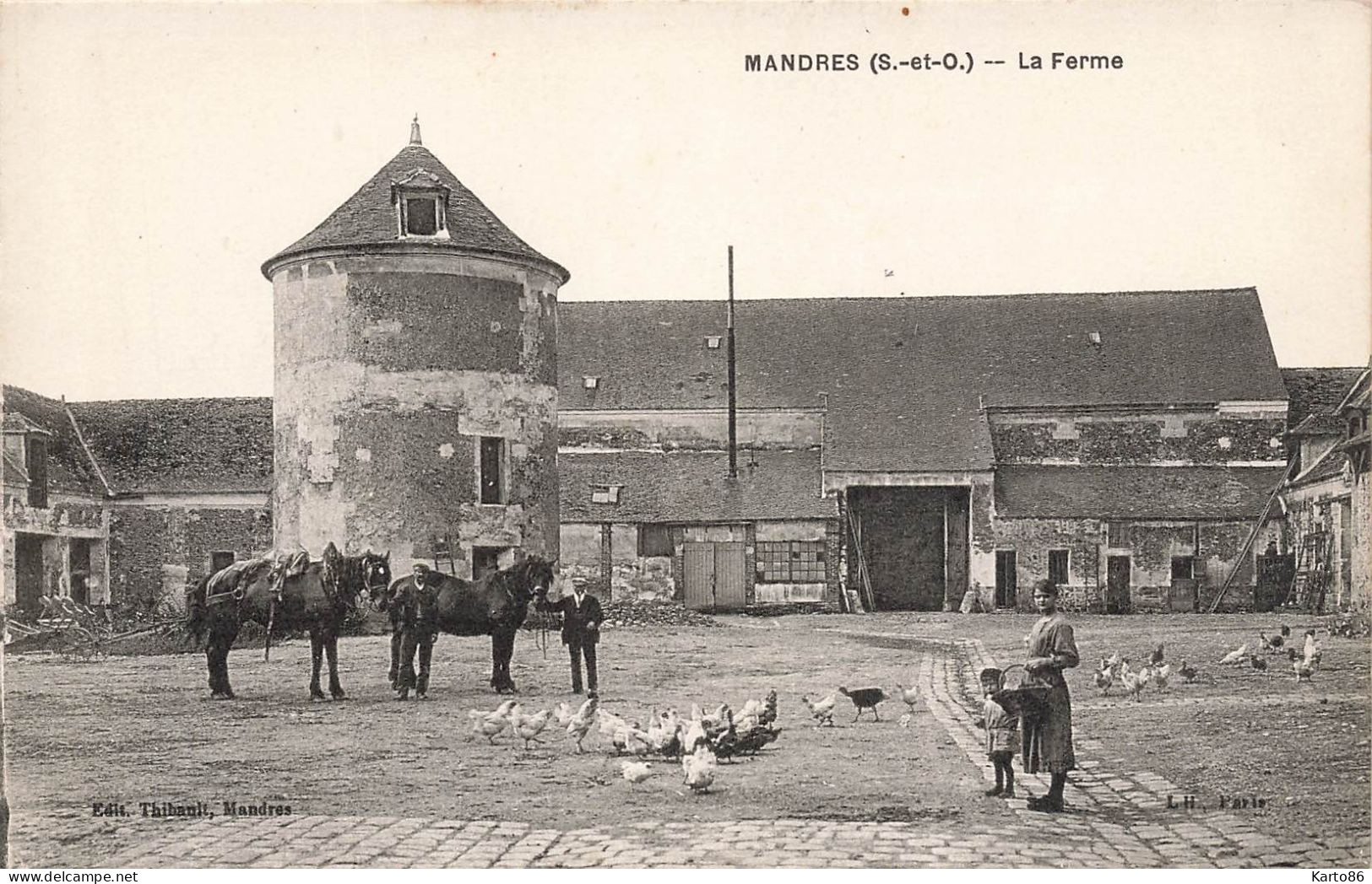 Mandres * Intérieur De La Ferme * Agriculture Paysans - Mandres Les Roses