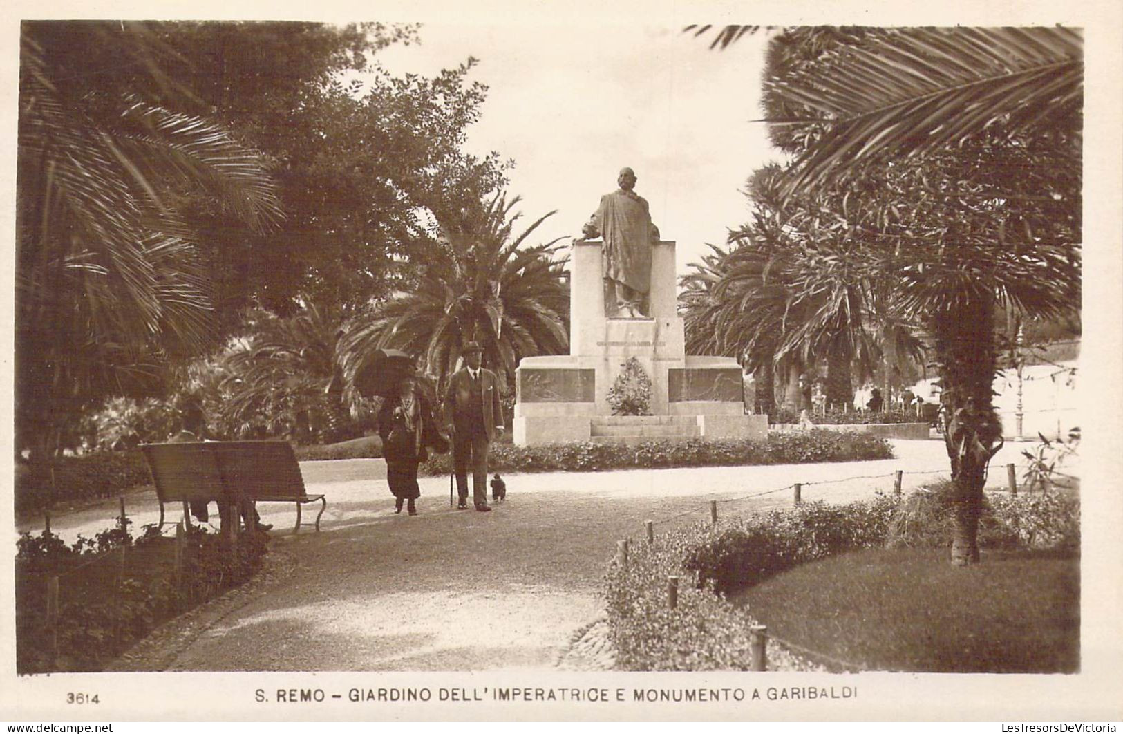 ITALIE - Sanremo - Giardino Dell'Imperatrice E Monumento A Garibaldi - Carte Postale Ancienne - San Remo