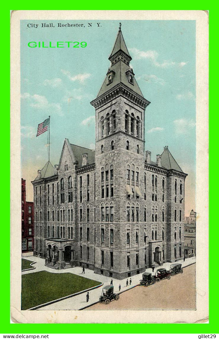 ROCHESTER, NY - CITY HALL - ANIMATED WITH OLD CARS - - Rochester