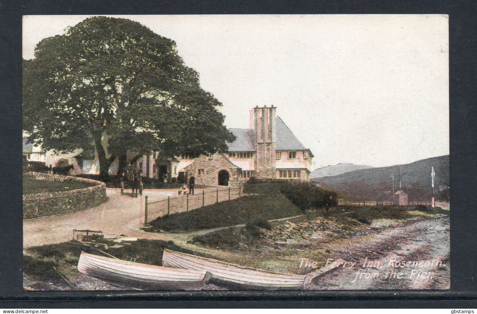 1906 The Ferry Inn Roseneath From The Pier Dunbartonshire Part Roseneath Cancel Post Free(UK) - Dunbartonshire