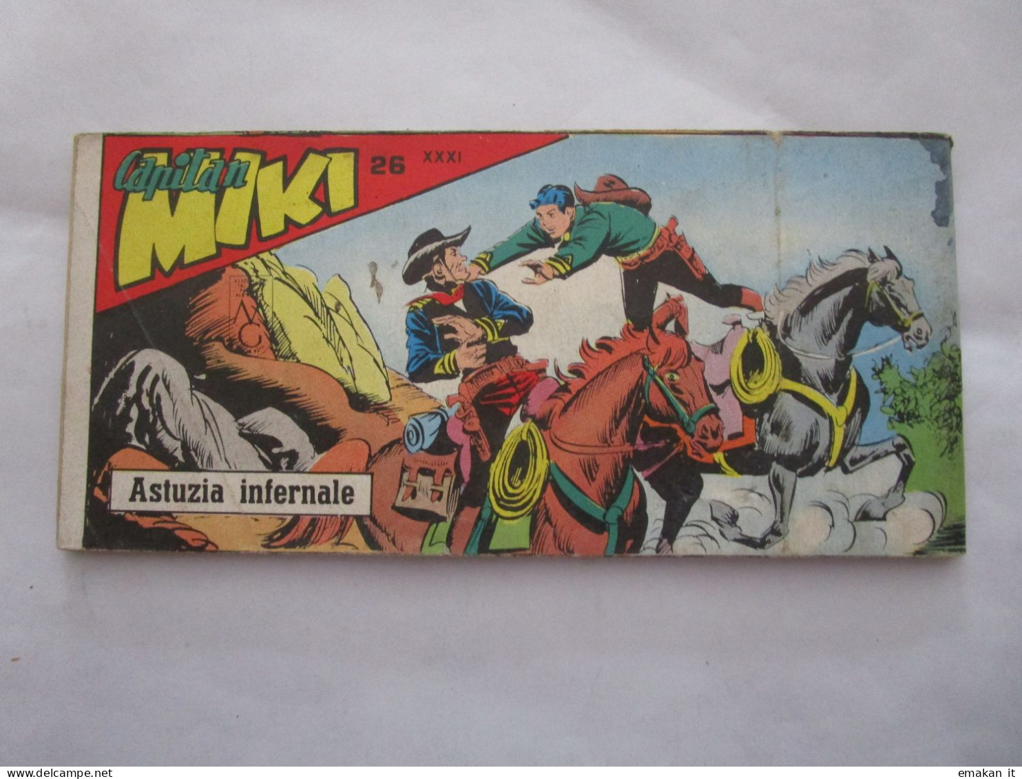 # STRISCIA DOPPIA IL GRANDE BLEK SERIE XXVII - CAPITAN MIKI SERIE IXXX  N 26 / 1965 - Primeras Ediciones