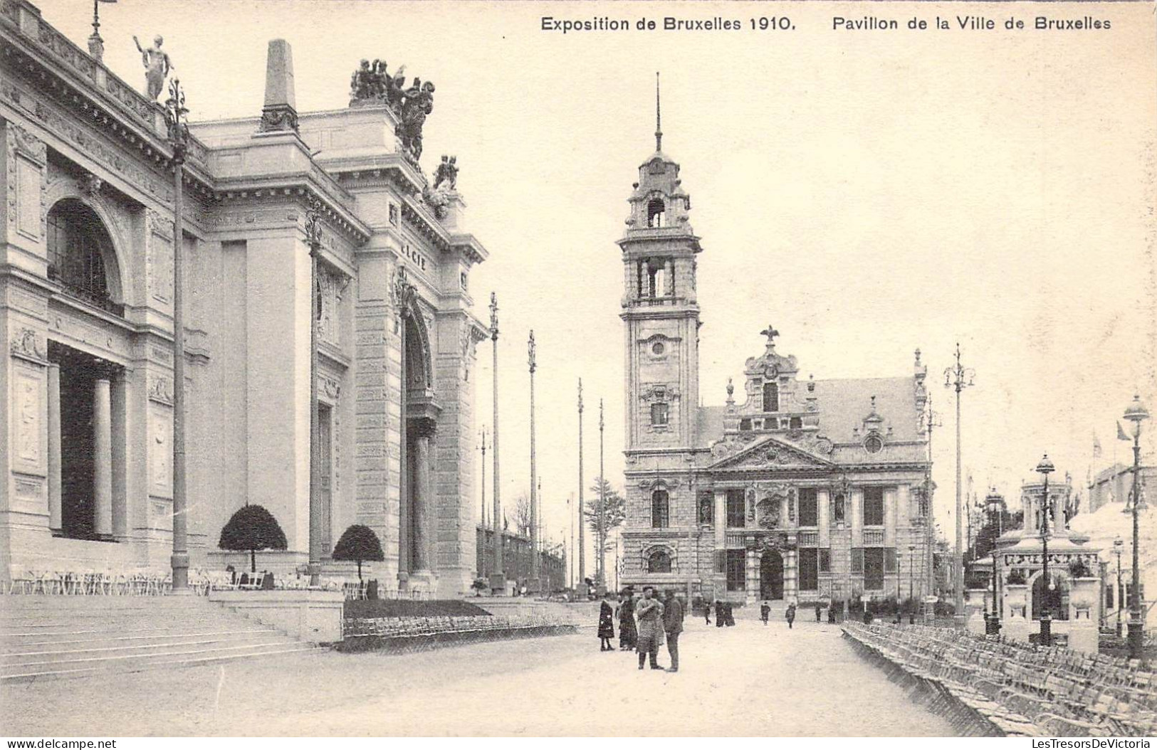 BELGIQUE - BRUXELLES Exposition Bruxelles 1910 - Pavillon De La Ville De Bruxelles - Carte Postale Ancienne - Expositions Universelles