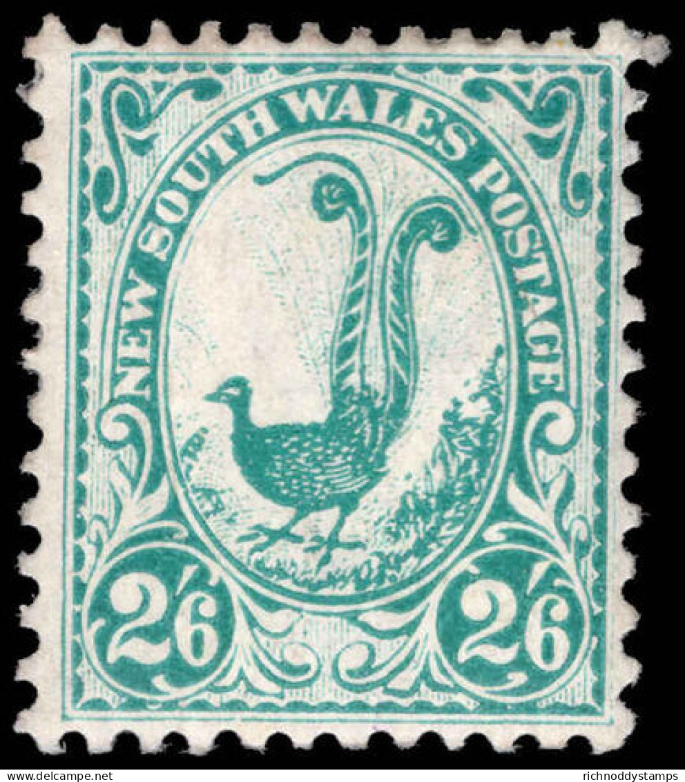 New South Wales 1902-03 2s6d Superb Lyre Bird Lightly Mounted Mint. - Mint Stamps