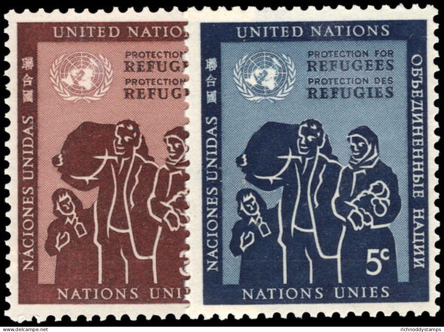 New York 1953 Protection For Refugees Unmounted Mint. - Neufs