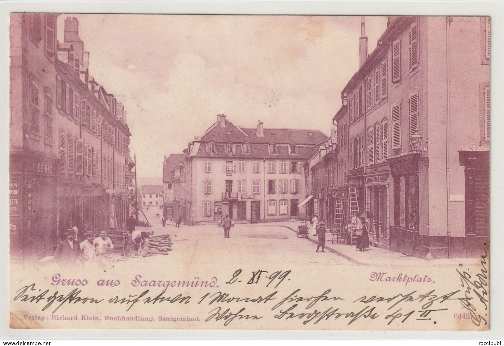 Saargemünd 1899, Marktplatz, Lothringen - Lothringen