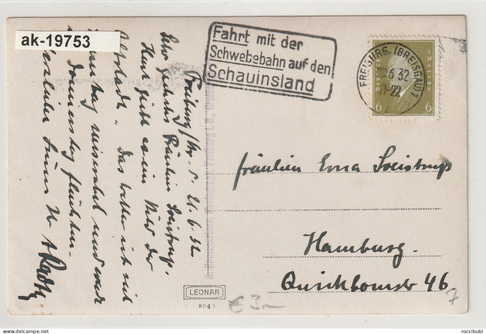 Freiburg I. Br. 1932, Baden-Württemberg - Freiburg I. Br.