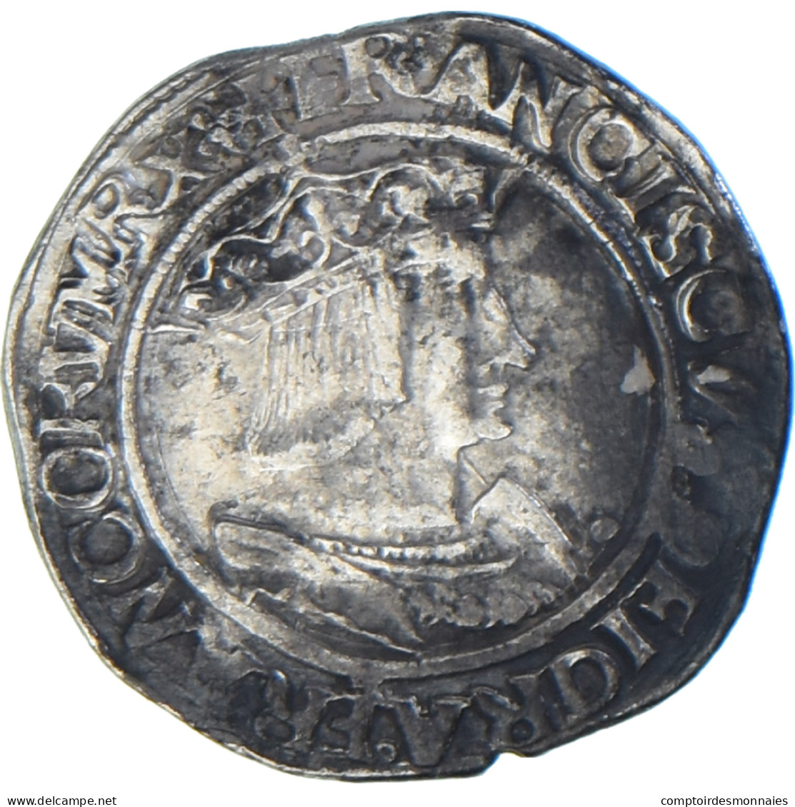 Monnaie, France, François Ier, Teston, N.d. (1515-1547), Lyon, TTB, Argent - 1515-1547 Franz I. Der Ritterkönig