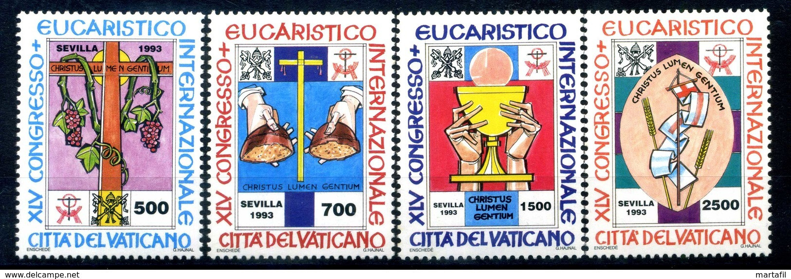 1993 VATICANO SET MNH ** - Ongebruikt