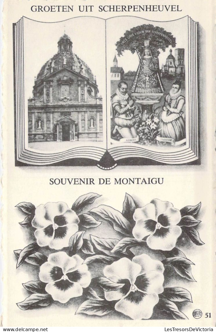 BELGIQUE - Montaigu - Souvenir De Montaigu - Carte Postale Ancienne - Scherpenheuvel-Zichem