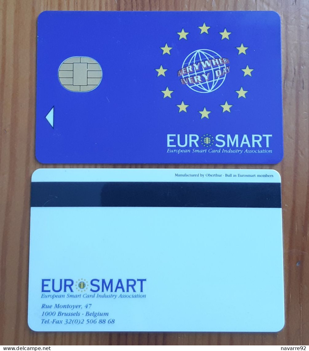 ANCIENNE CARTE A PUCE DEMONSTRATION BULL OBERTHUR EUROSMART !!! - Exhibition Cards